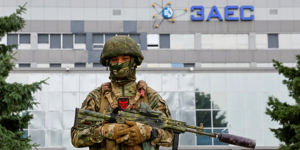 Occupation forces at the Zaporizhia NPP