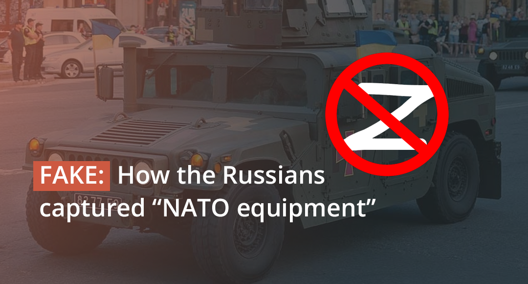 How the Russians captured “NATO equipment”: a fake by Redacted