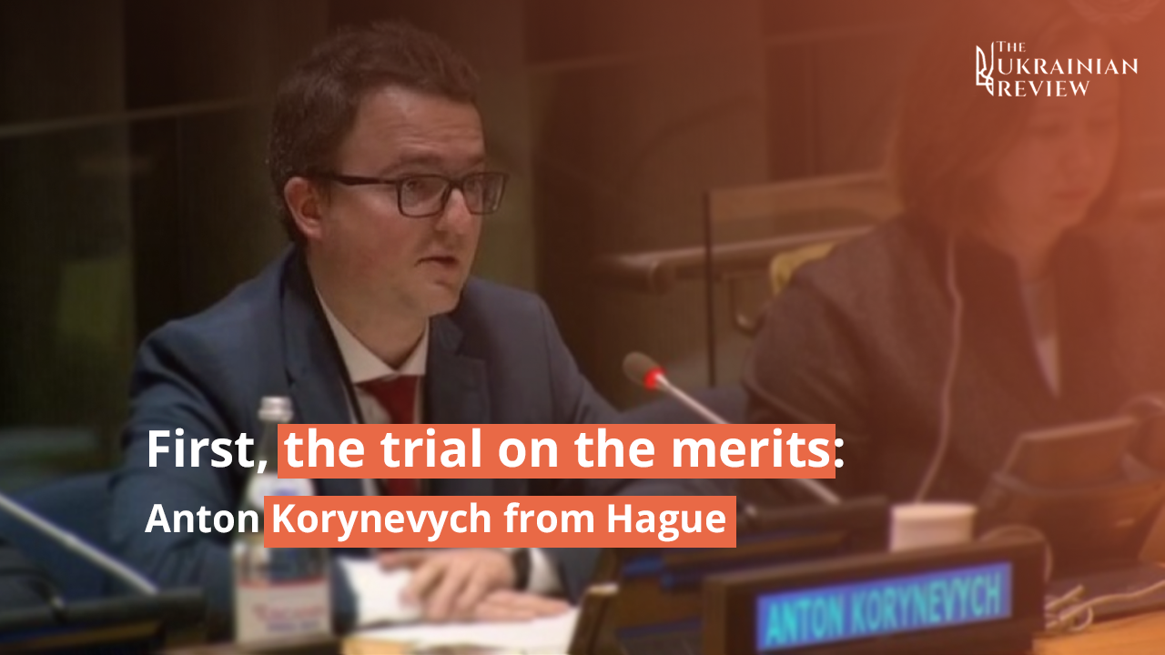 First, the trial on the merits, and then the reparations: Anton Korynevych from Hague talked about how we are suing Russia