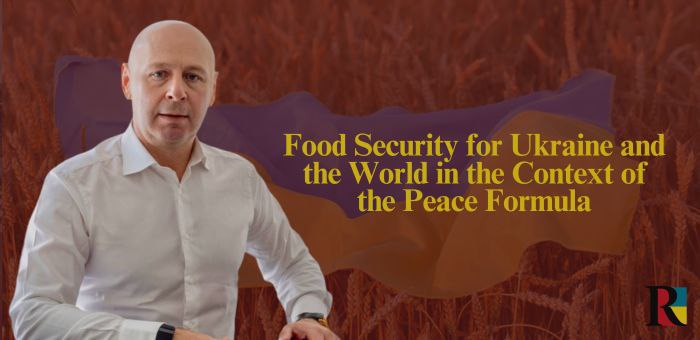 Food Security for Ukraine and the World in the Context of the Peace Formula