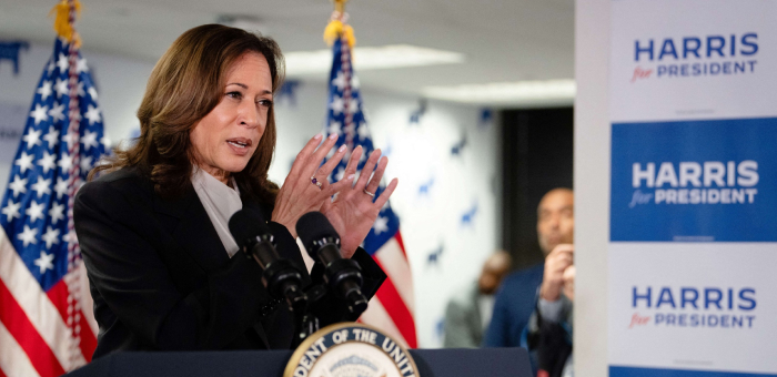 The first ratings of Trump and Harris have been released in the United States