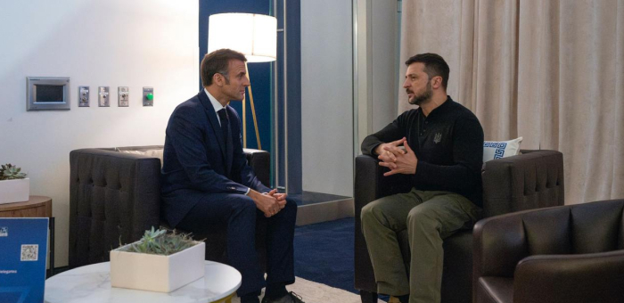 Zelenskyy met with Macron: they discussed the defense package and training of the Armed Forces