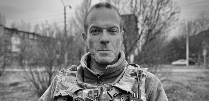 Combat medic Peter Fouché was killed in action at the front