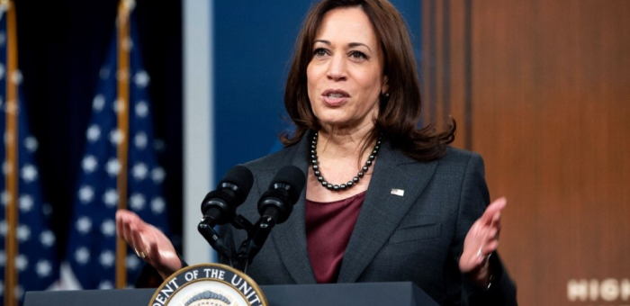 Harris leads Trump in five of seven key states