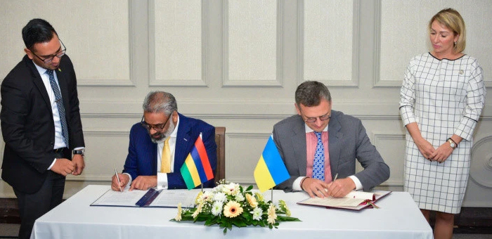 Ukraine signed a visa-free agreement with Mauritius