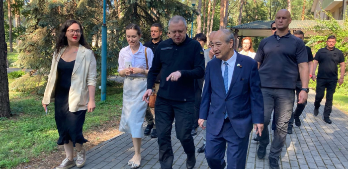 Minister of Justice of Japan Ryuji Koizumi arrives in Ukraine