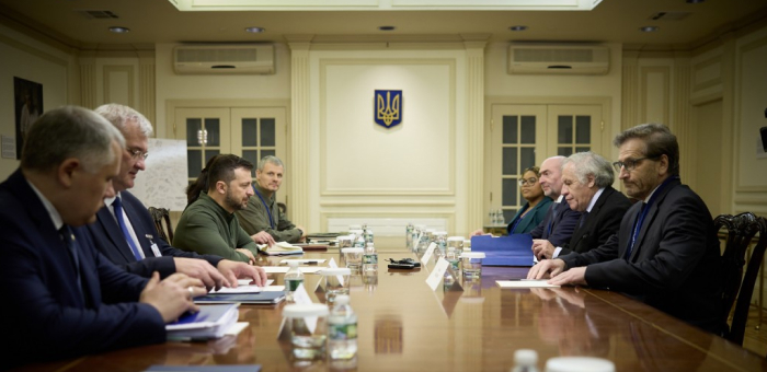 Zelenskyy meets with a bipartisan delegation of the U.S. Congress