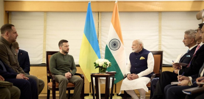 Zelenskyy met with Indian Prime Minister Modi in the United States