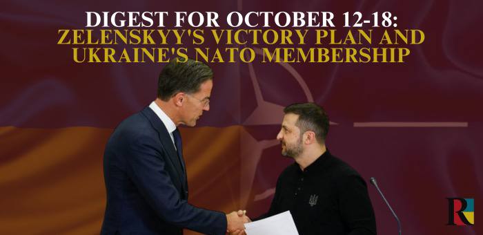 Digest for October 12-18: Zelenskyy’s victory plan and Ukraine’s NATO membership