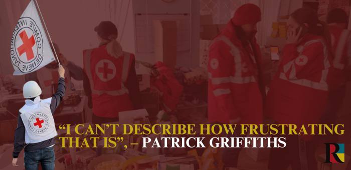 I can’t describe how frustrating that is, – Patrick Griffiths, an ICRC representative in Ukraine