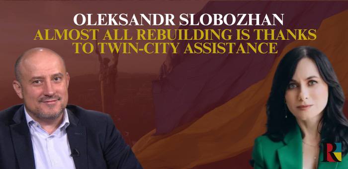 Oleksandr Slobozhan: Almost all rebuilding is thanks to twin-city assistance