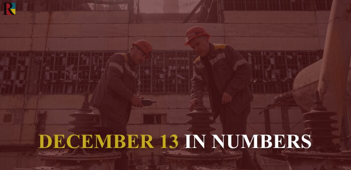 Ukraine energy sector hit and the US allocates a new aid package – December 13 in numbers