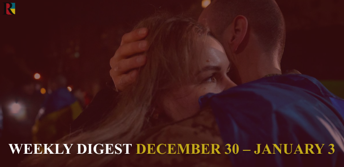 Prisoner of war exchange and stopping Russian gas transit – Weekly digest December 30 – January 3
