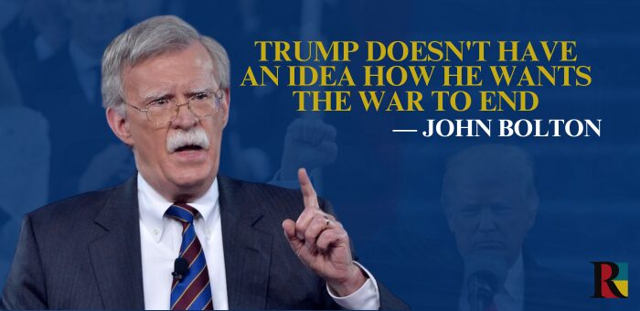 Invite Trump to come to Ukraine and see things firsthand, – John Bolton