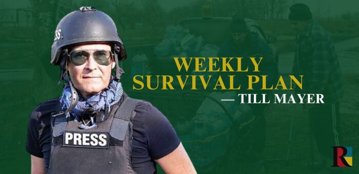 Weekly survival plan: the front line is only a few kilometers away.