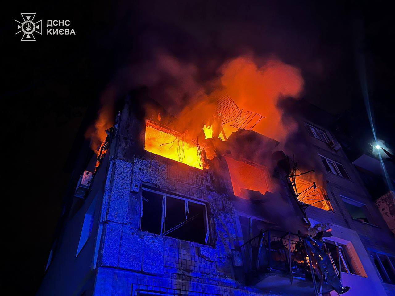 Kyiv after Russian attack