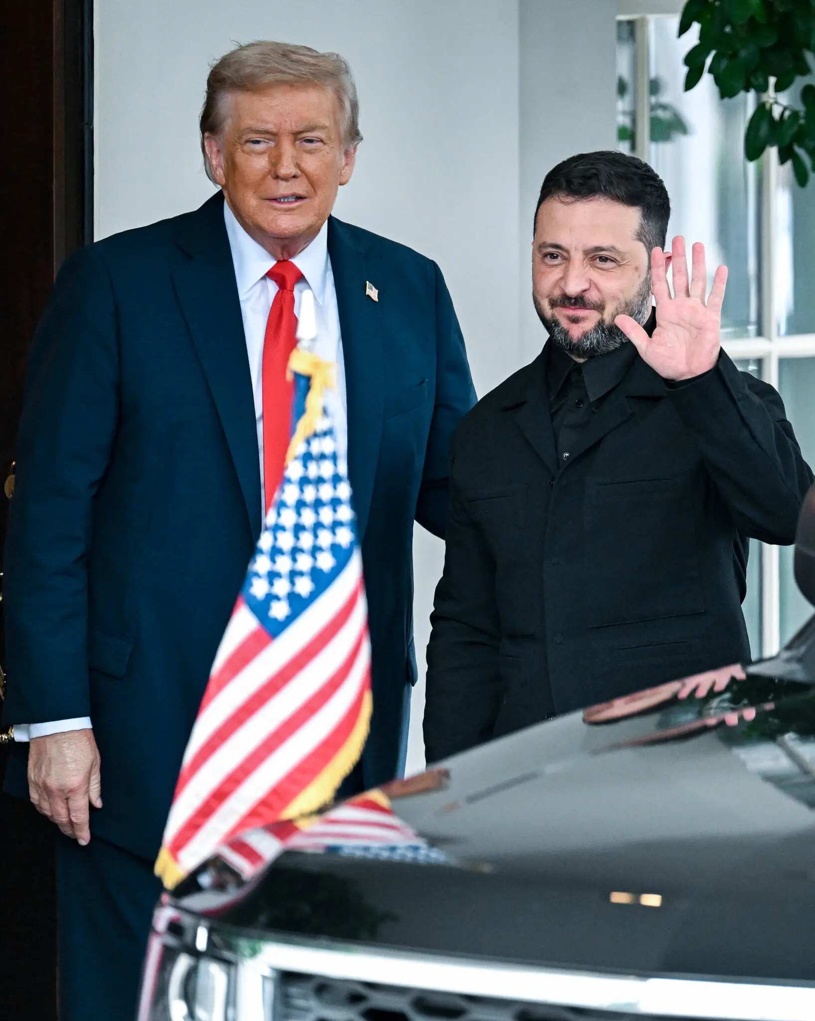 President Volodymyr Zelensky of Ukraine was greeted by President Trump at the White House on Monday / Kenny Holston, The New York TimesNeil MacFarquhar