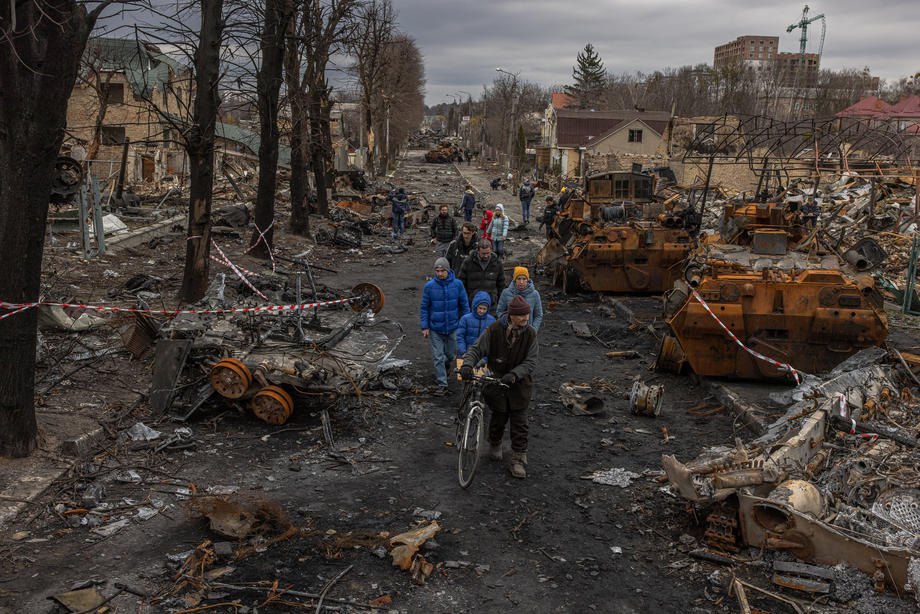 Bucha after liberation from the occupiers/Photo: EPA/UPG