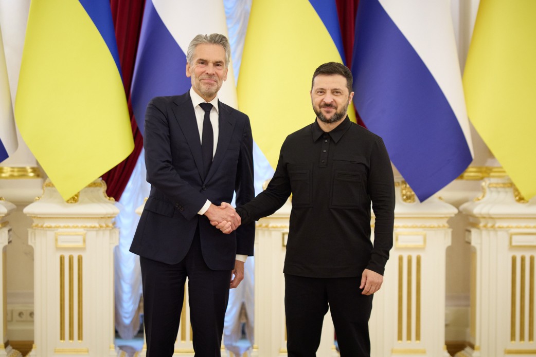 Dick Schoof met with Volodymyr Zelenskyy during his visit to Ukraine / Official website of the President of Ukraine