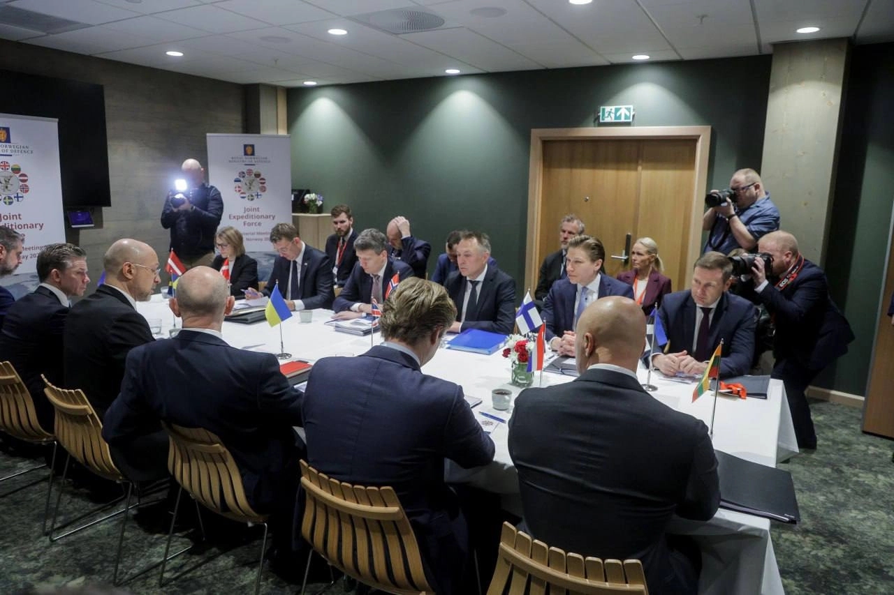 Representatives from Ukraine,the United Kingdom, Denmark, Estonia, Finland, Iceland, Latvia, Lithuania, the Netherlands, Norway, and Sweden for Joint Expeditionary Force (JEF). / Photo: Denys_Smyhal / Telegram