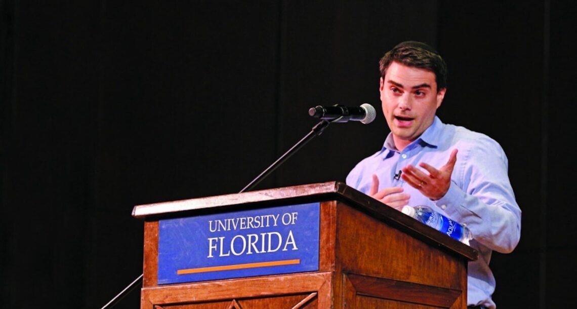 Ben Shapiro talks Israel-Hamas conflict at UF. October 21, 2023. Florida Political Review