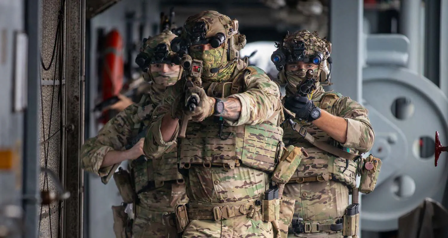 British troops during the Baltic Dawn exercise / Royal Navy