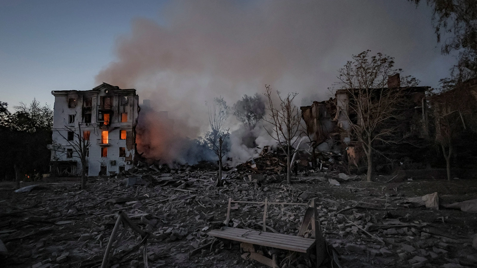 Illustrative Photo. A view shows the site of an apartment building hit by a Russian military strike in Donetsk Region, in the city of Kramatorsk, Ukraine July 31, 2025 / Yevhen Titov, Reuters