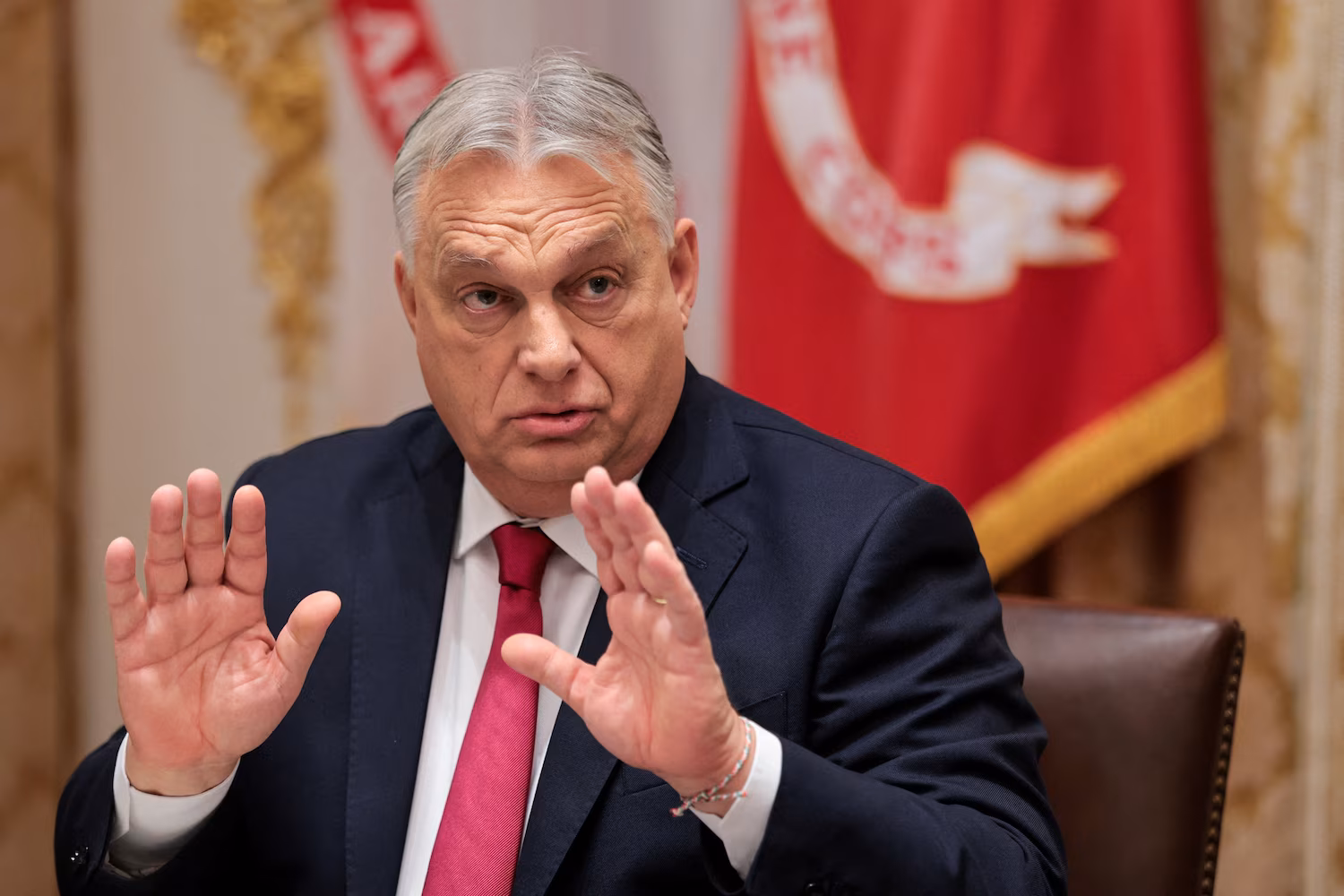 Hungary's Prime Minister Viktor Orban attends a bilateral lunch hosted by President Donald Trump at the White House in Washington, November 7, 2025. / Jonathan Ernst, Reuters