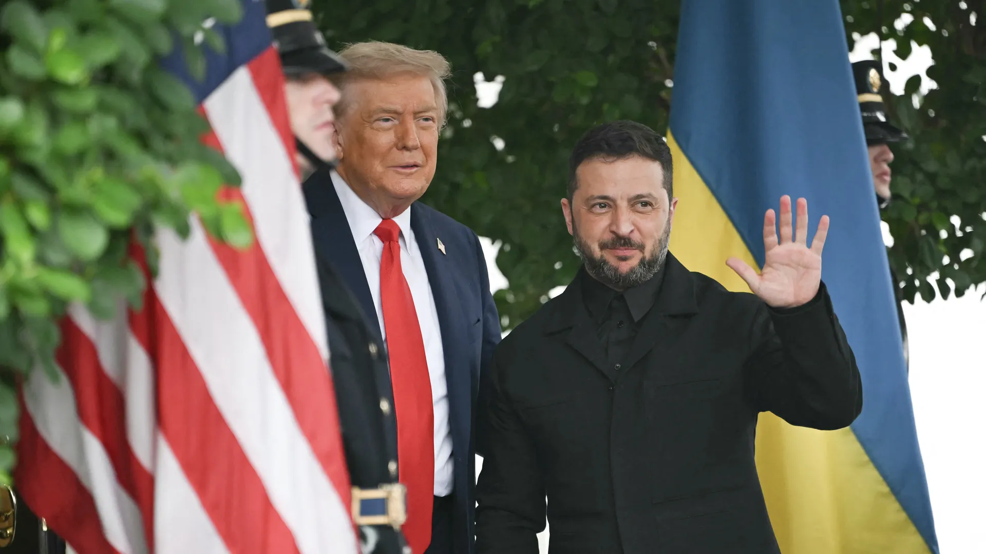 Zelensky arrives at the White House, August, 2025 / Photo: Andrew Caballero-Reynolds / AFP via Getty Images