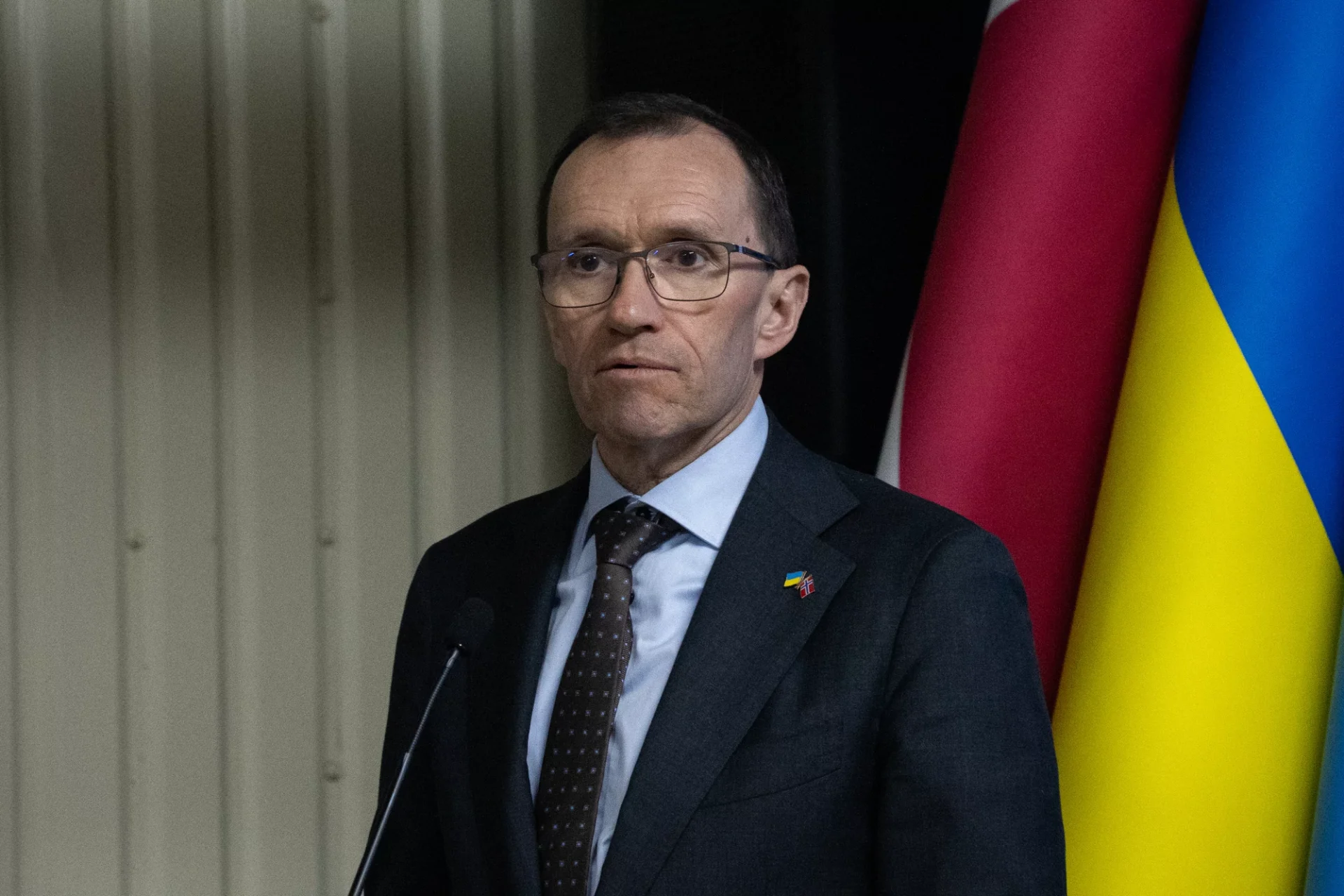 Espen Barth Eide, Norway’s Minister of Foreign Affairs during his visit to Kharkiv on Mar 27, 2025 / Photo: Anna Veklych, Gwara Media