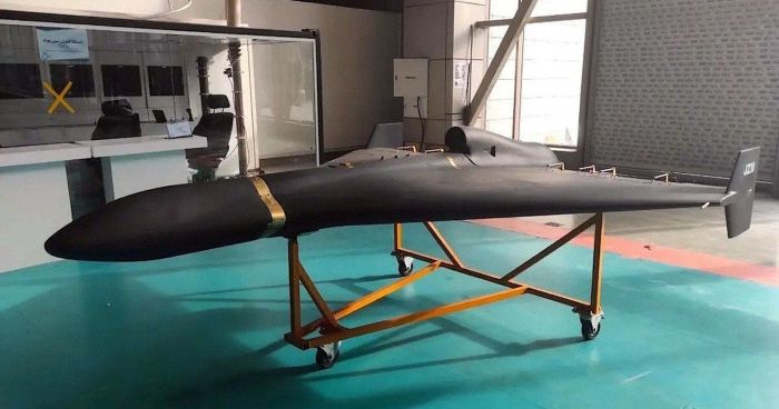 The picture shows Russian Geran-3 drone