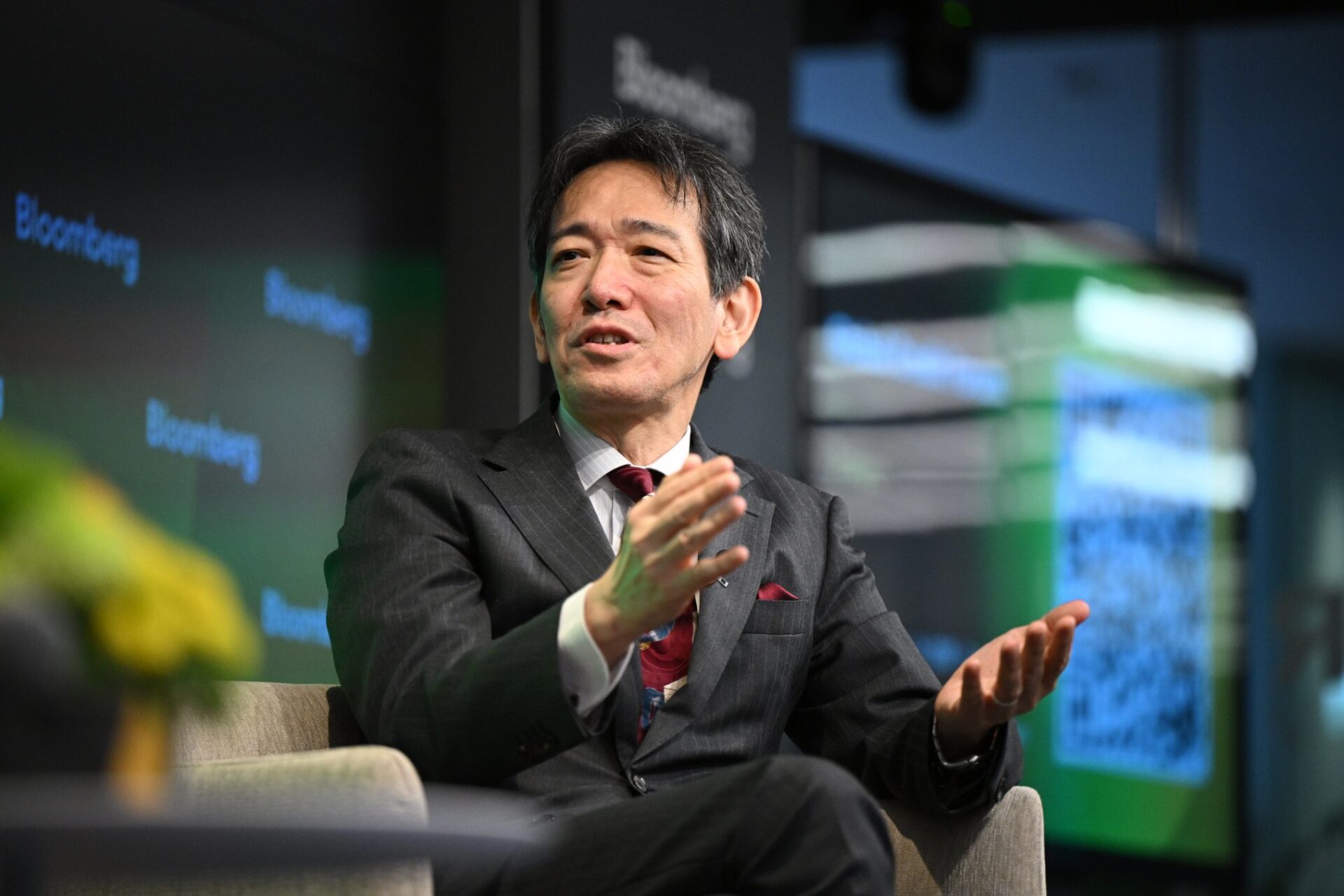 Atsushi Mimura, Japan's vice finance minister for international affairs, during the Bloomberg Global Credit Forum in Tokyo, Japan, on November 5, 2025 / Source: Getty Images