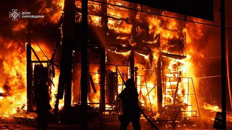 Attack on gas infrastructure in Kharkiv region, October 2025 / SES of Ukraine