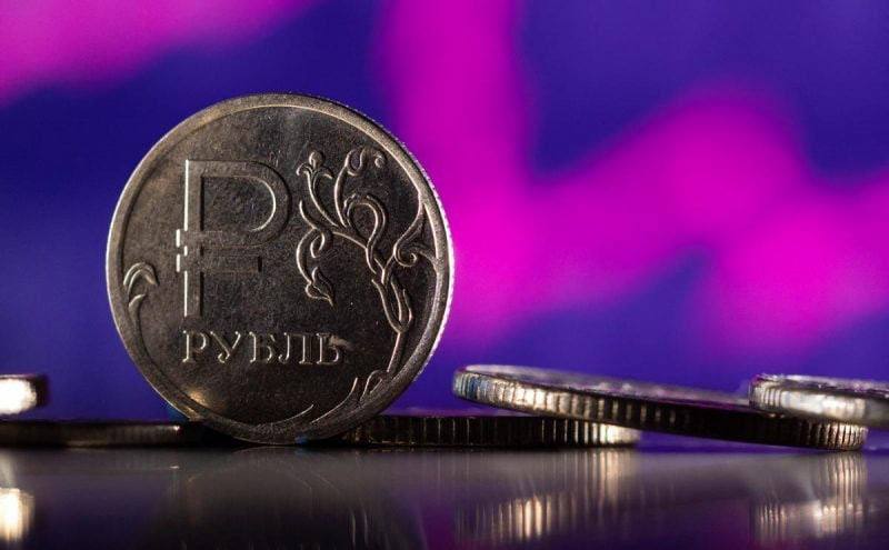 Illustrative photo of the Russian ruble coin