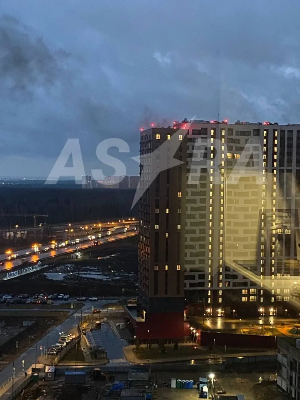 One of the attacks on Moscow in 2025 / Russian sources