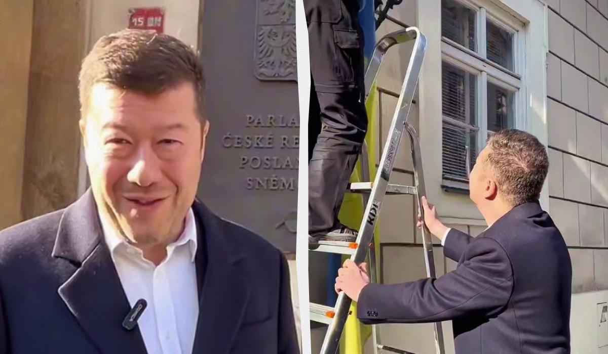 Okamura takes an openly pro-Russian stance / UNIAN collage, screenshot