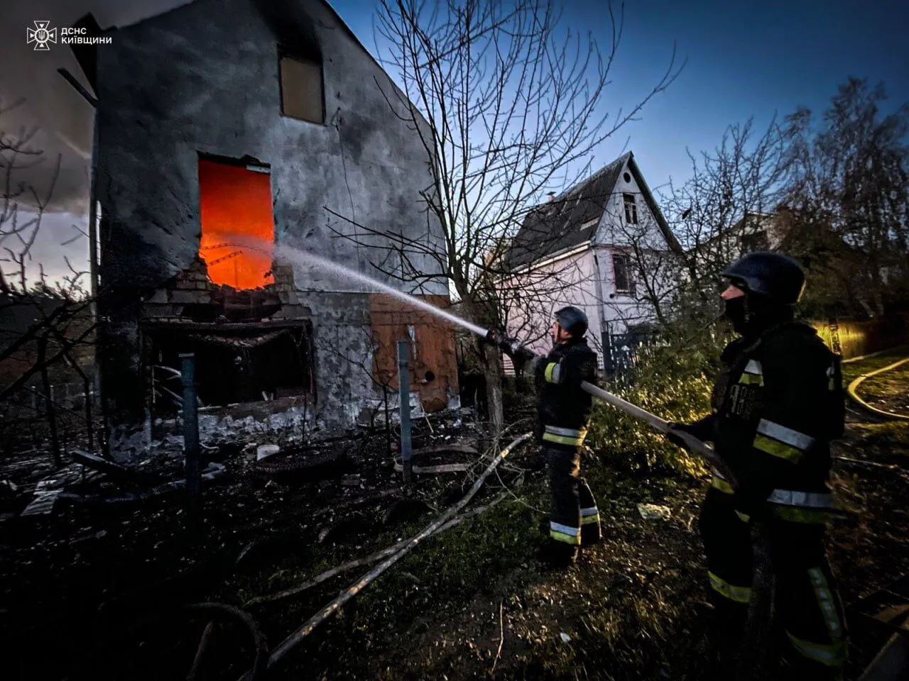 Shaheed attack on Kyiv in November 2024 / State Emergency Service of Kyiv Region