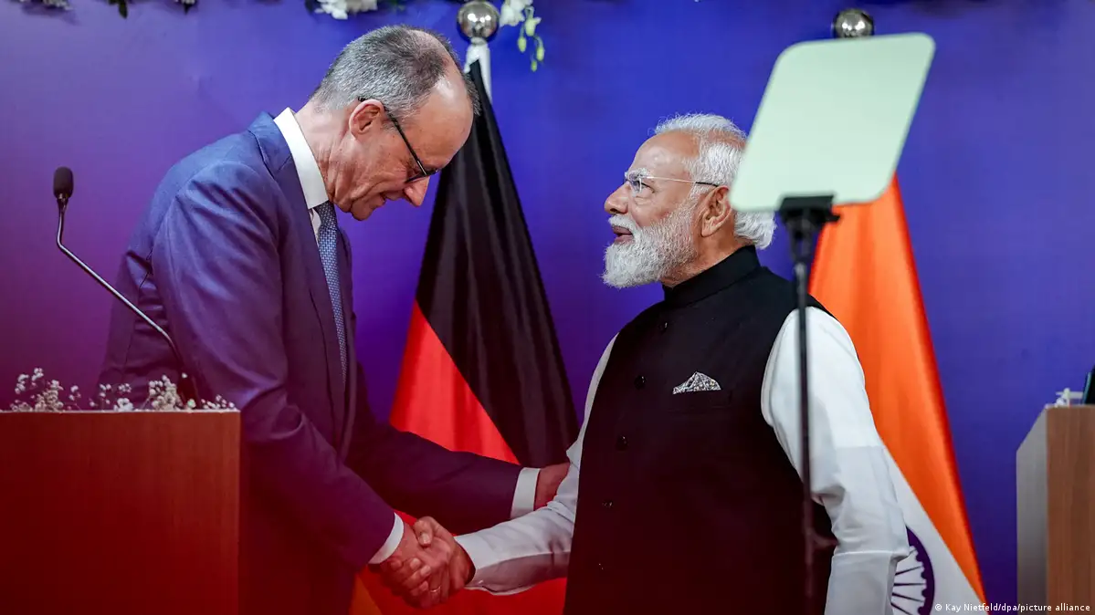 Friedrich Merz and Narendra Modi
