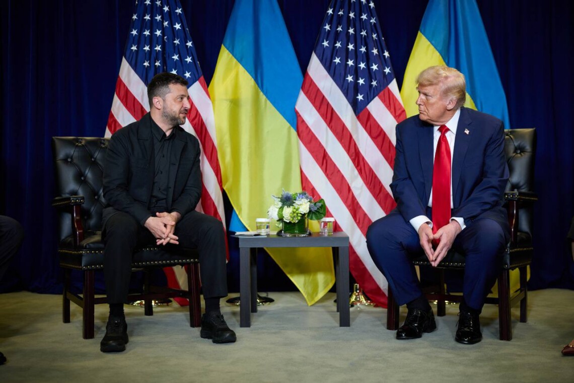 Volodymyr Zelenskyy and Donald Trump / Slovo i Dilo