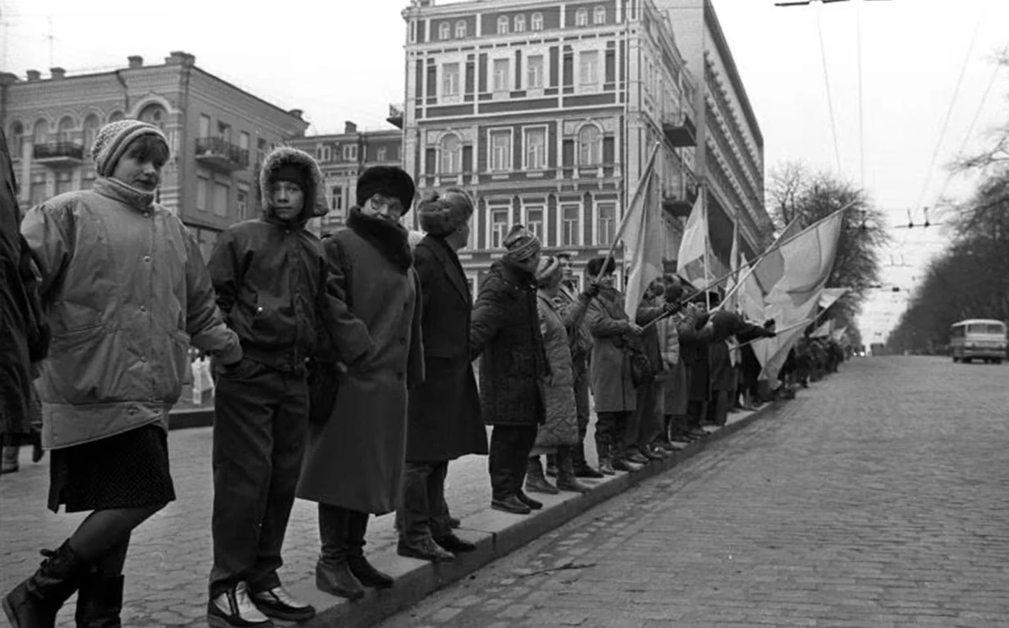 The “Human Chain” in Kyiv