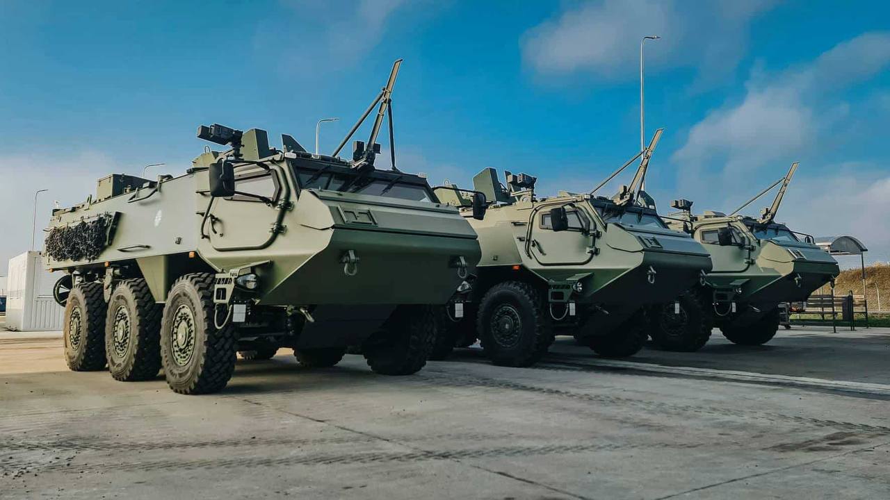 The first Patria 6x6 APCs of the Latvian Armed Forces - support for Ukraine