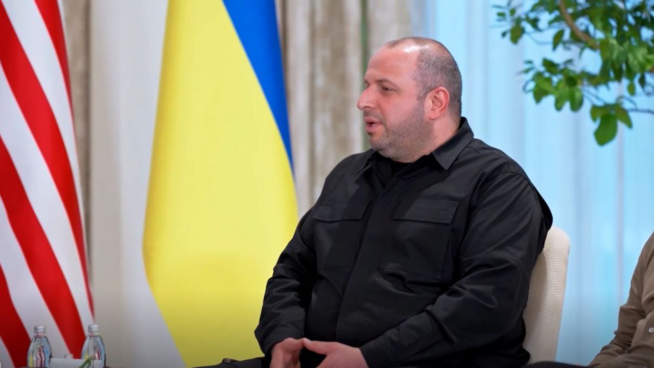 Rustem Umerov, Ukraine’s Secretary of the National Security and Defense Council, at trilateral meeting