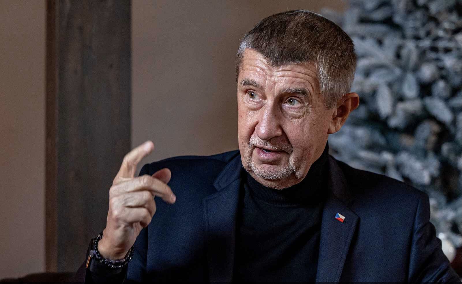 Andrej Babiš for an interview with Deník / Deník