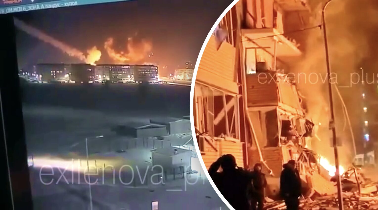 Russian AD Missile Hits Residential Building in Krasnodar Krai, Explosions in Belgorod and Oryol