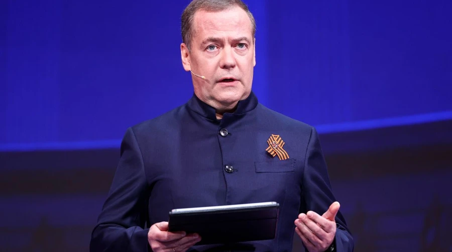 Russian propagandist Dmitry Medvedev