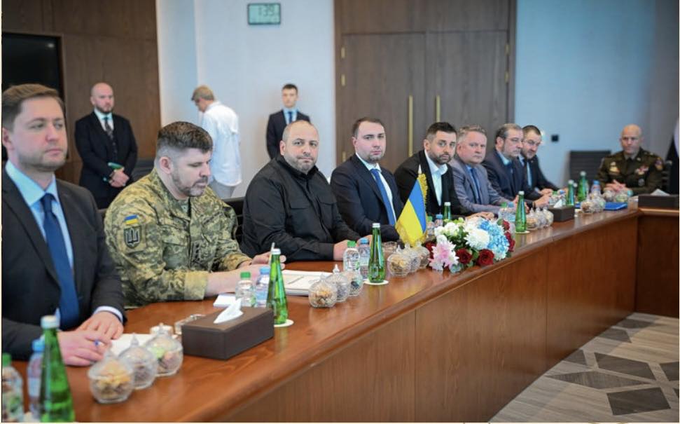 Representatives of Ukraine during the talks with the United States and Russia in Abu Dhabi, UAE, February 4, 2026