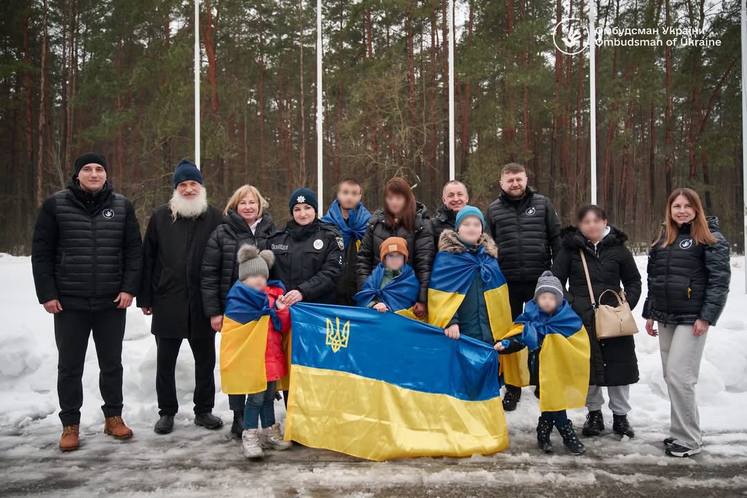 Ukrainian children returned from Russia and the temporarily occupied territories