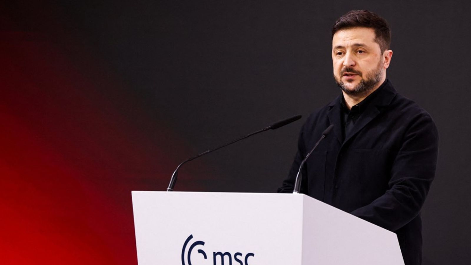 Zelenskyy in Munich: Russia launched thousands of missiles and drones in a month