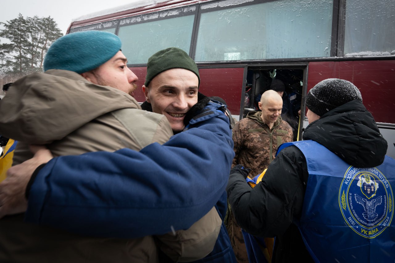 Ukrainians released from russian captivity
