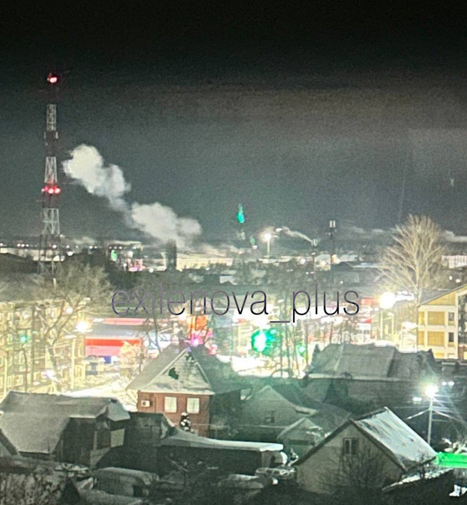 Footage after the strike on Russia’s “Progress” plant